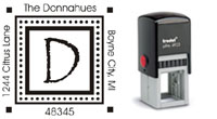Self Inking Monogram Stamp - Trodat 4924 - MS2 MONOGRAM_STAMP_TR4924_MS2